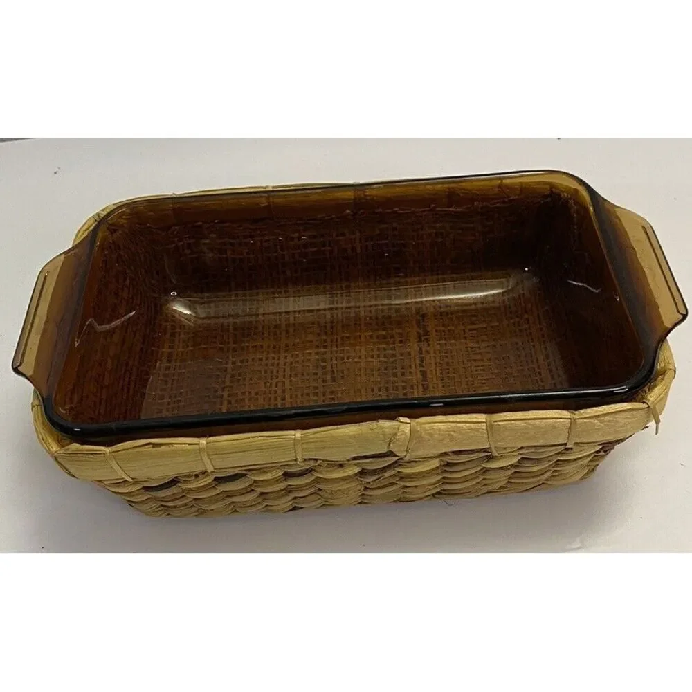 Anchor Hocking Harvest Amber Glass 8